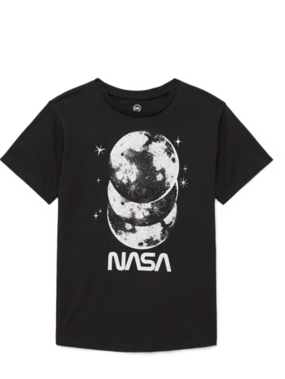 NWT Wonder Nation NASA Graphic Tee Black Soot Boys Large (10-12)